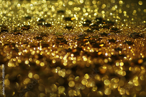 gold stars with glitter bok...