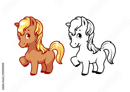 Cute little pony.