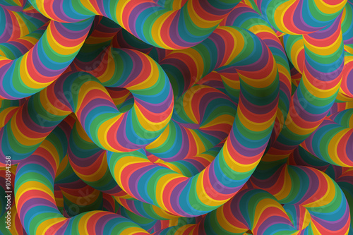 Abstract psychedelic pattern