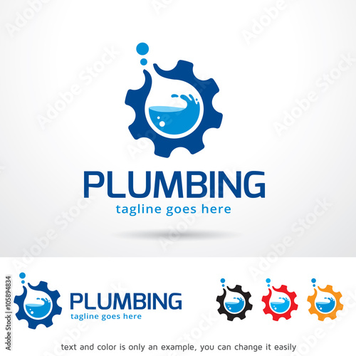 Plumbing Logo Template Design Vector