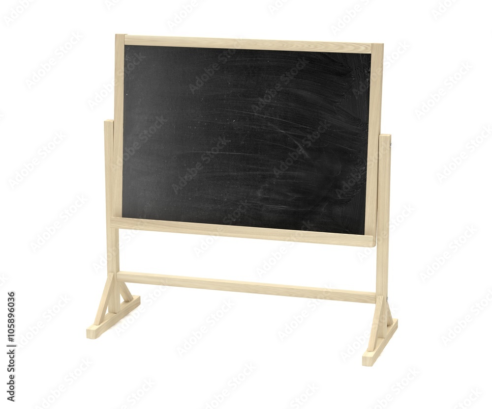 Obraz premium blackboard, chalkboard isolated on white