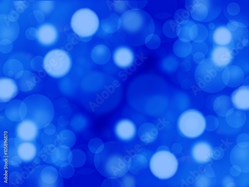 Lights on blue background.