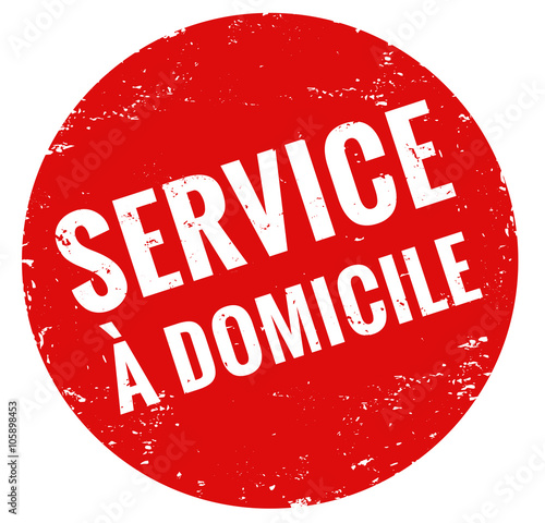 Service a domicile timbre rouge