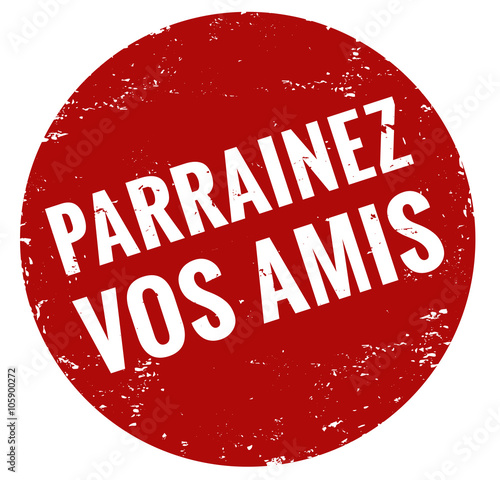 Parrainez vos amis timbre rouge