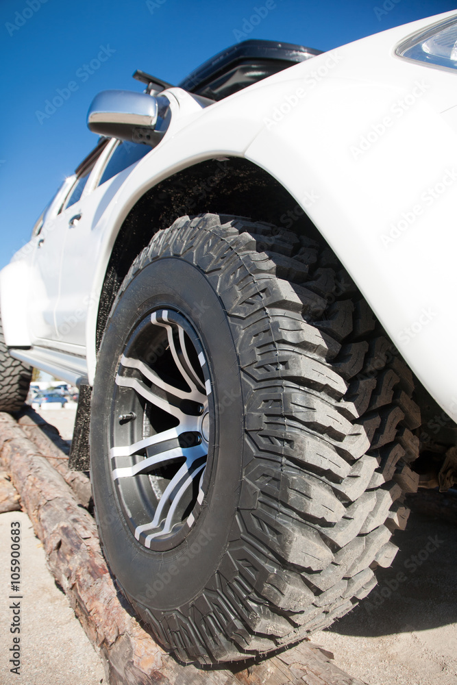 Close up of rims car alloy wheel