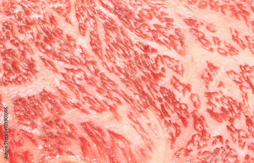 Fresh raw wagyu beef steak close up