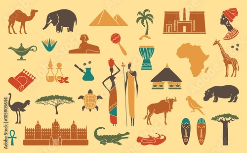 Traditional symbols of Africa