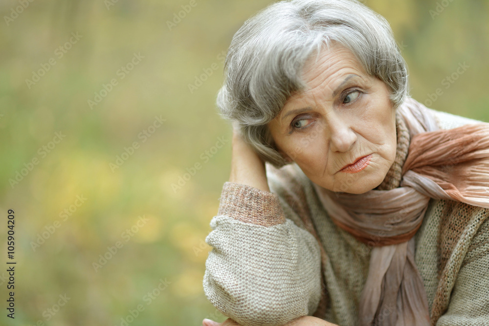 sad old woman sad old woman