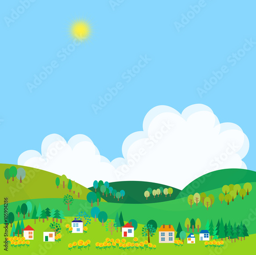 風景　夏