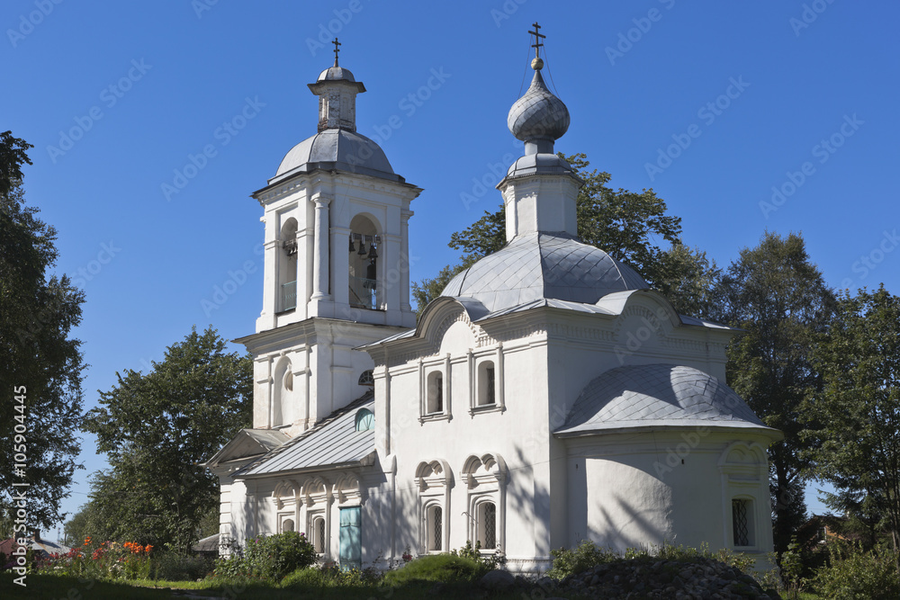 Church of the Epiphany in the town of Belozersk, Vologda Region, Russia