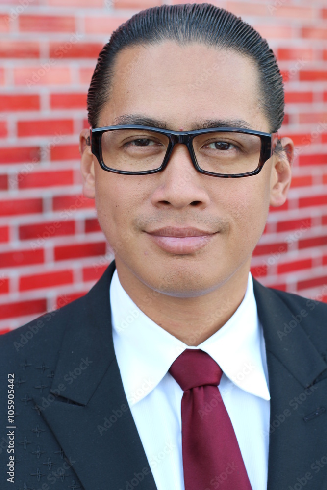 Handsome smiling confident ethnic businessman portrait Handsome smiling confident ethnic businessman portrait