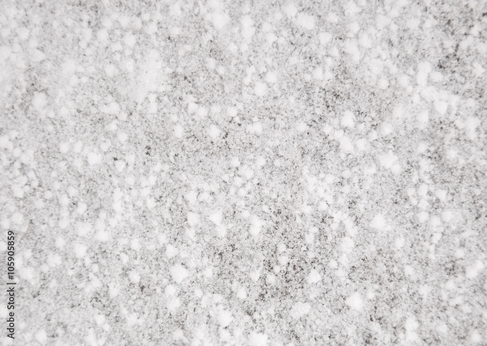 The texture of the snow The texture of the snow
