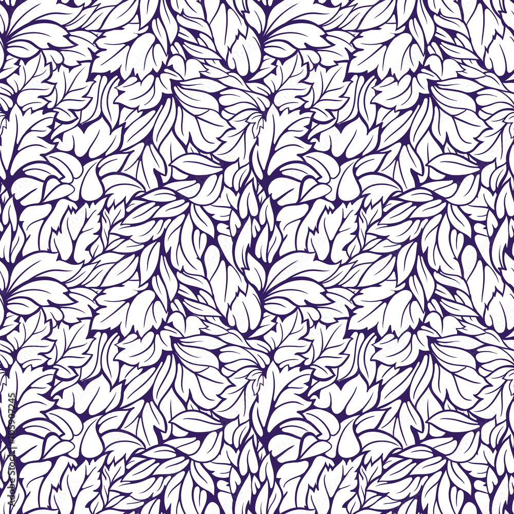 Leaves seamless pattern Leaves seamless pattern