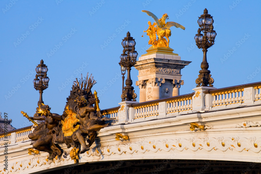 Fototapeta premium Pont Alexandre 3, Paris