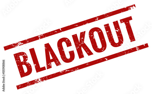 blackout stempel rot 