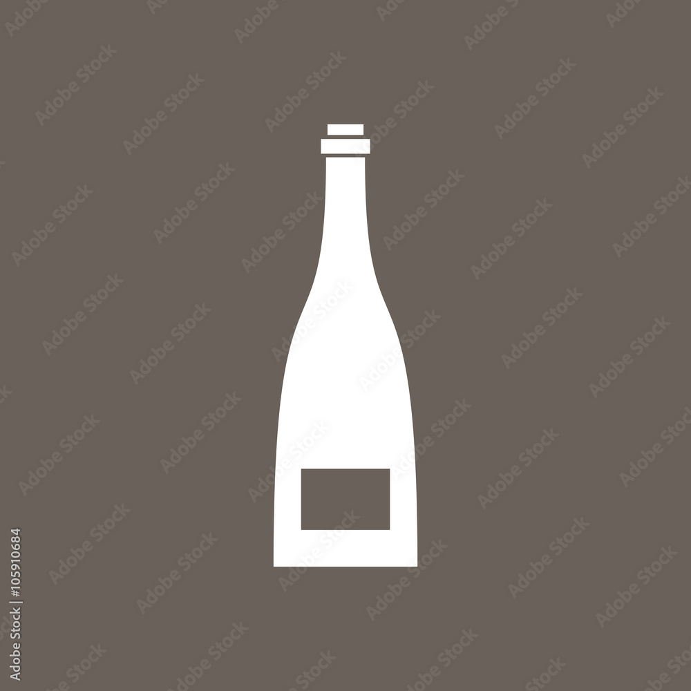 Drink Glass Icon on Dark Gray Color. Eps-10. Drink Glass Icon on Dark Gray Color. Eps-10.