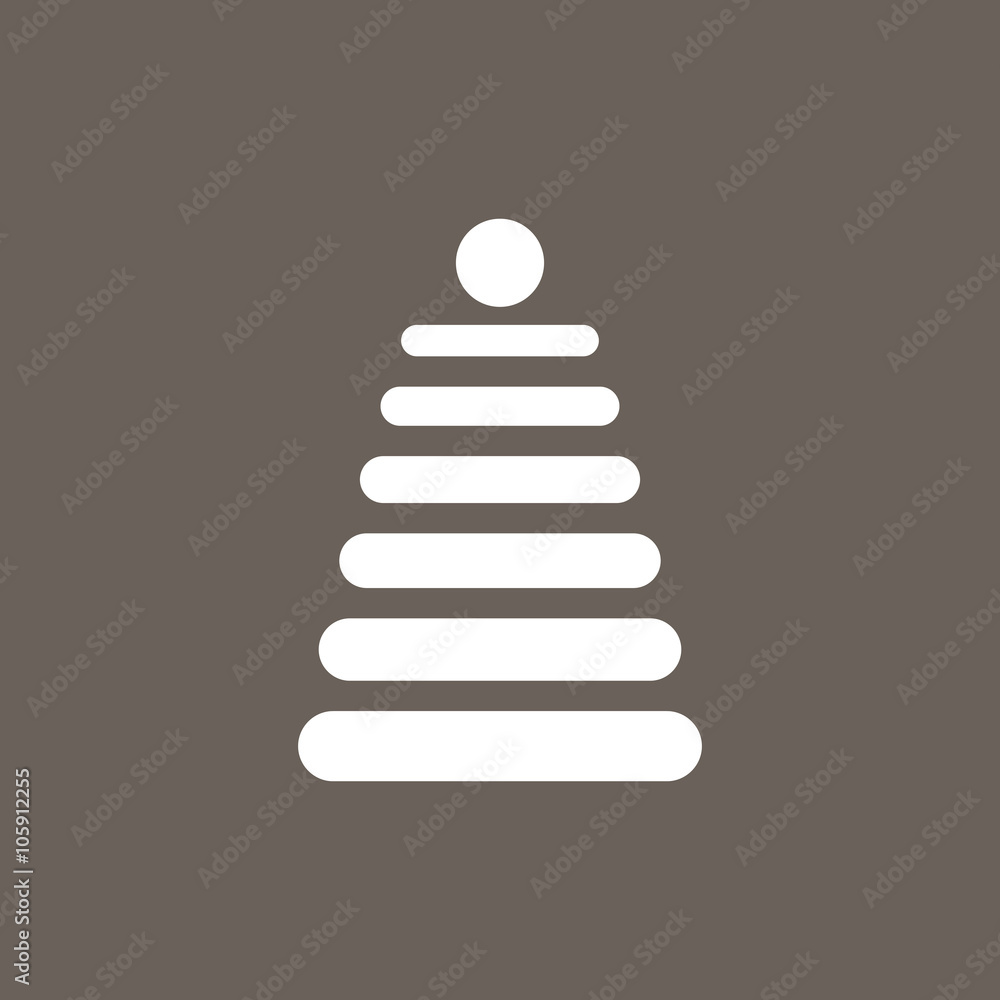 Kids Toy Icon on Dark Gray Color. Eps-10. Kids Toy Icon on Dark Gray Color. Eps-10.