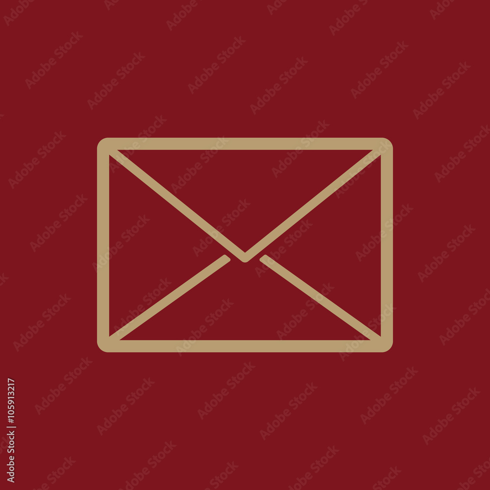 The email icon. Mail symbol. The email icon. Mail symbol.