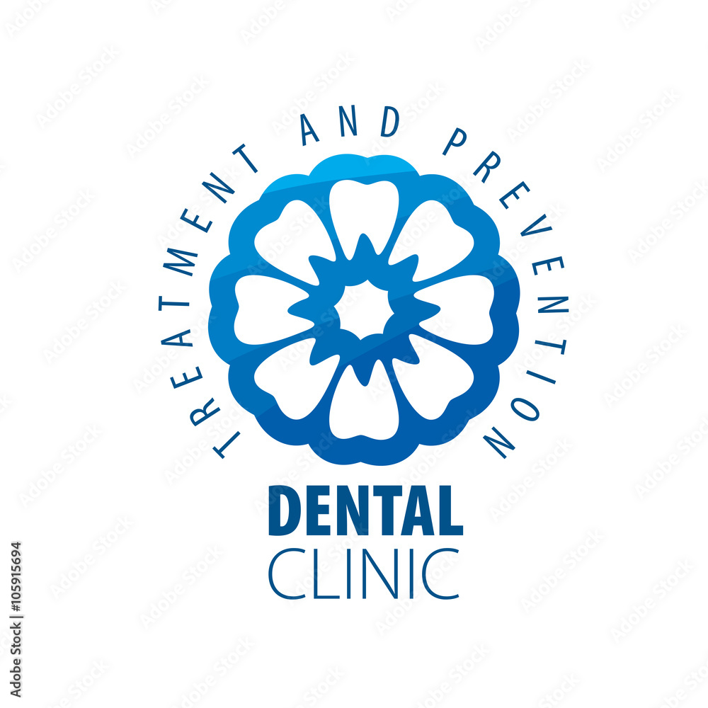 Fototapeta premium vector logo dentistry