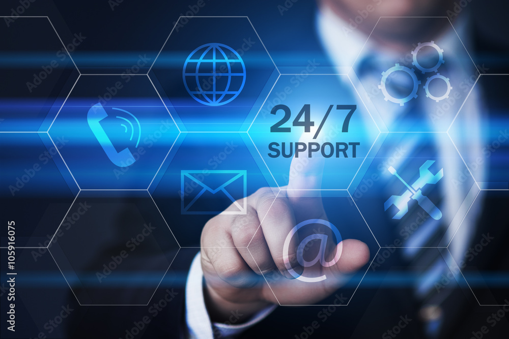 businessman pressing button on virtual screens businessman pressing button on virtual screens