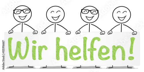 Wir helfen!