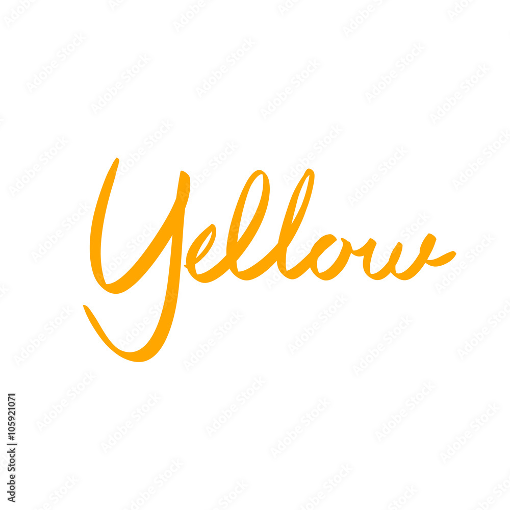 cartoon font letter Yellow lettering vector cartoon font letter Yellow lettering vector