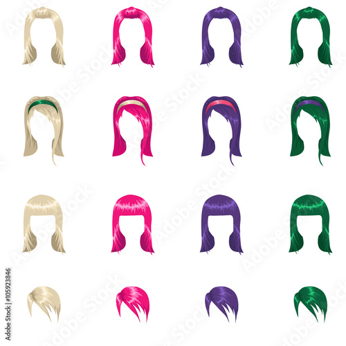 Female punk hair