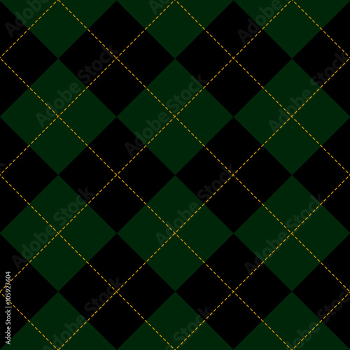 Black Green Diamond Backgro...