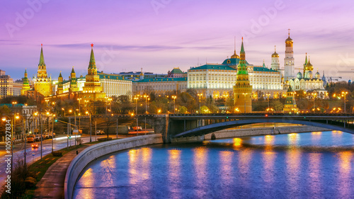 Moscow Kremlin in morning
