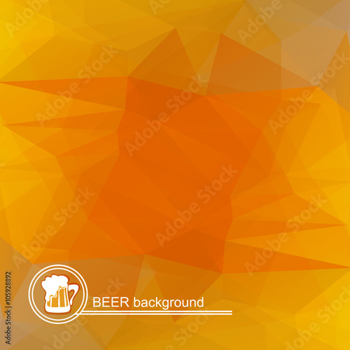 polygonal beer background