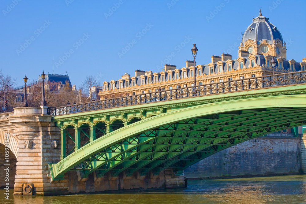 Paris, palais de la cité, pont notre-dame