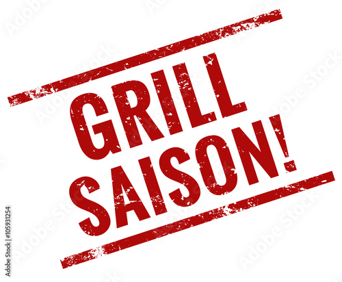 grill saison stempel rot