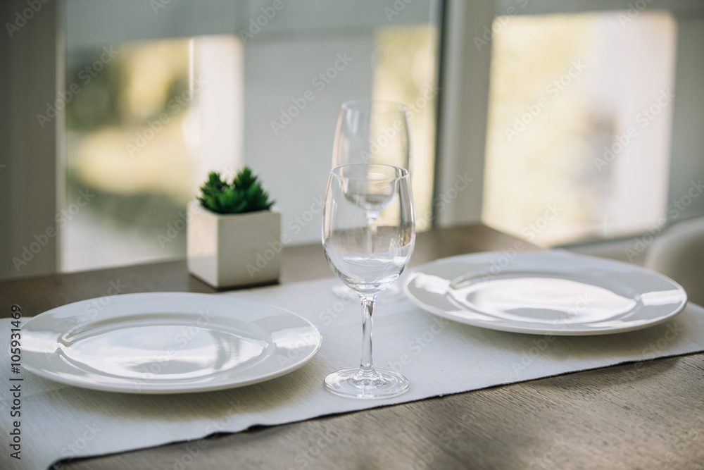 table setting, restaurant interior table setting, restaurant interior
