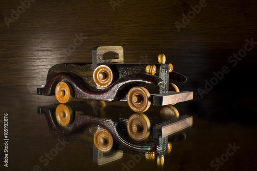 Wooden toy car 