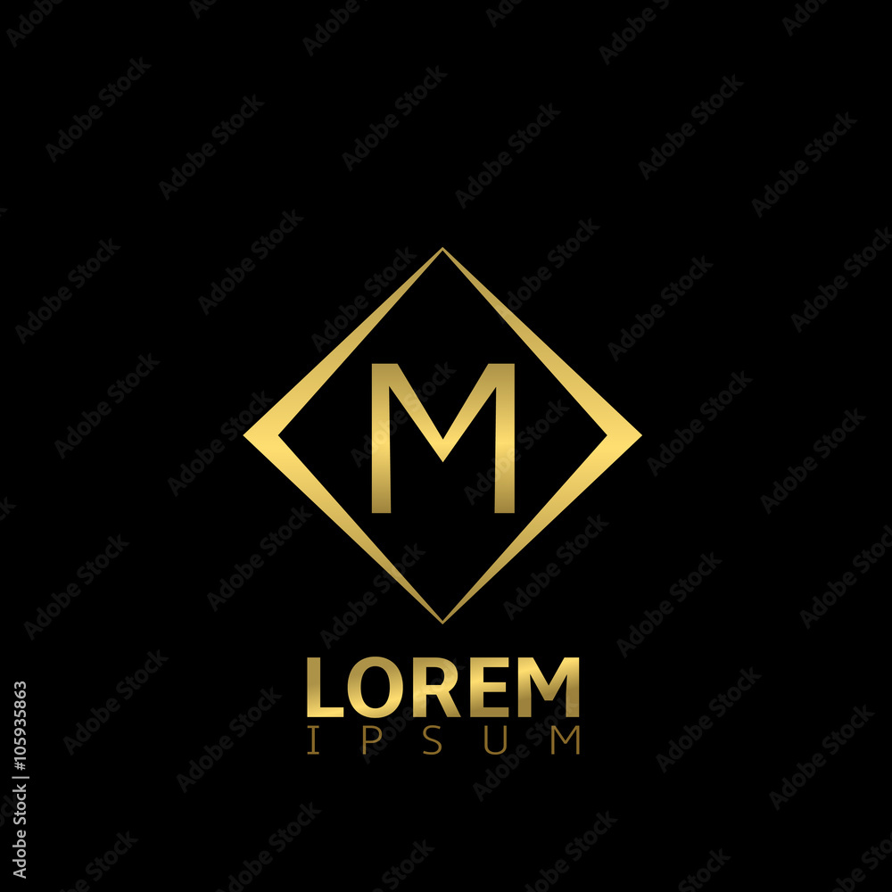 M letter logo M letter logo