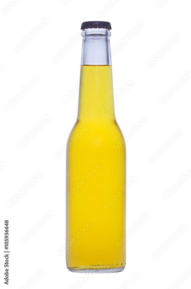 A bottle of drink on white background A bottle of drink on white background