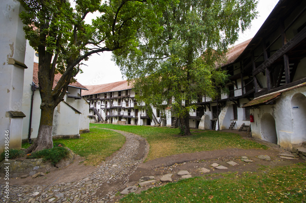 Defense church in Prejmer, Romania