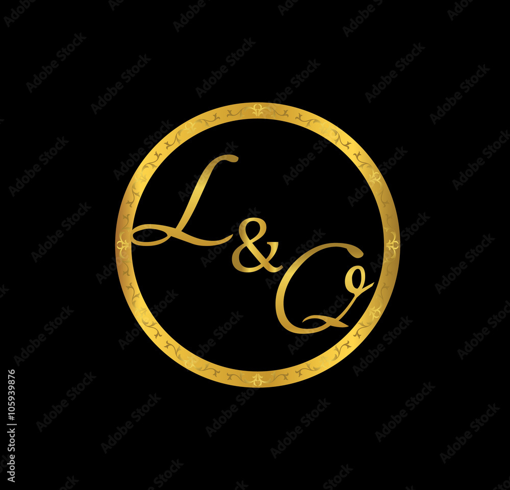 LQ initial wedding in golden ring LQ initial wedding in golden ring