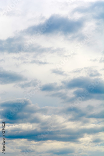 Fototapeta Naklejka Na Ścianę i Meble -  Fantastic soft white clouds against blue sky