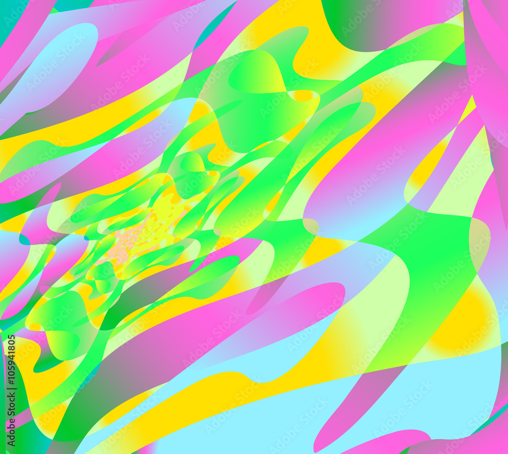 abstract flowing morphing swirling psychedelic background