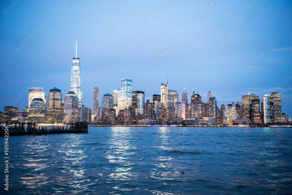 Obraz premium Skyline of Manhattan, New York