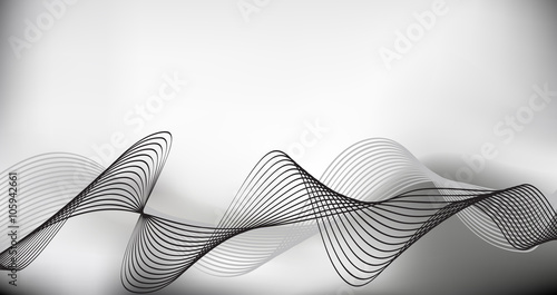 Smoke background. gray scale, Abstract vector Illustration
