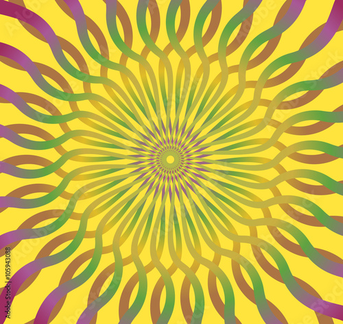 psychedelic vortex abstract art, background design illustration