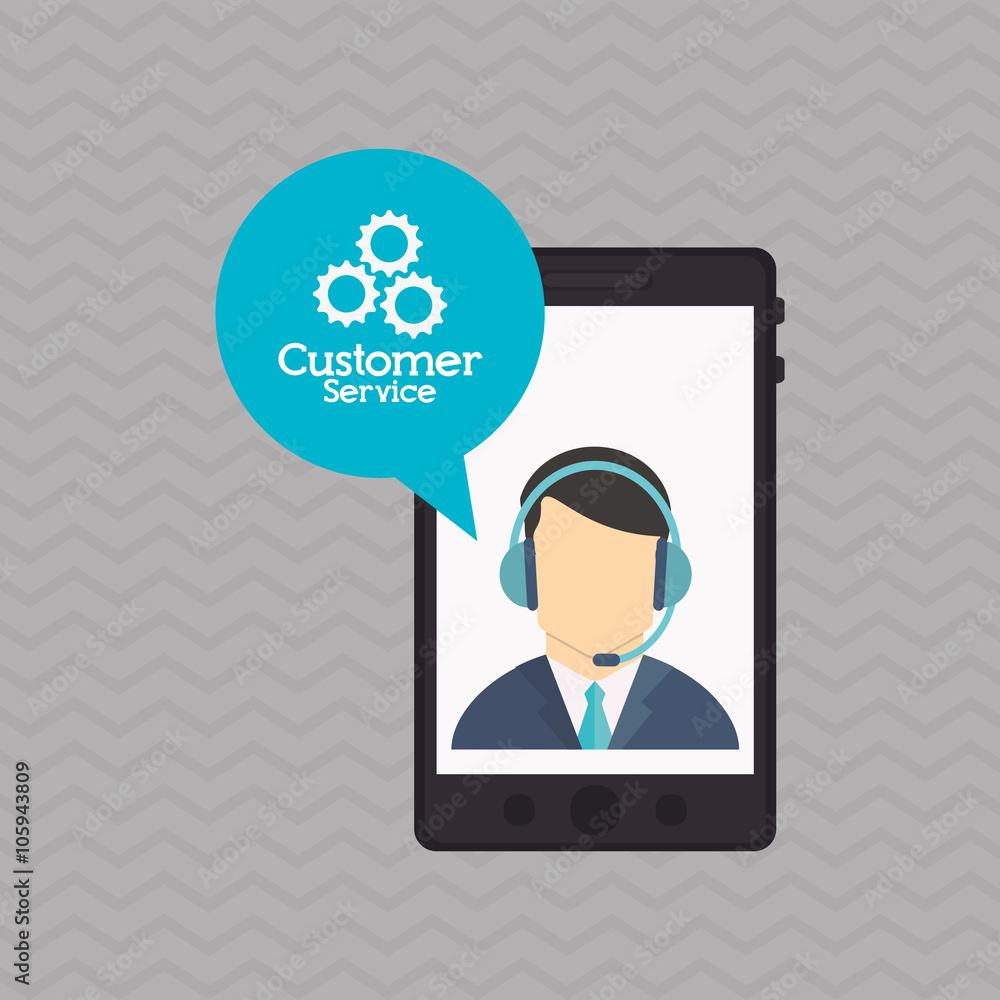 Operator man icon design Operator man icon design