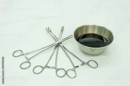 gynecological equipment use for treatment gynecological disease photo