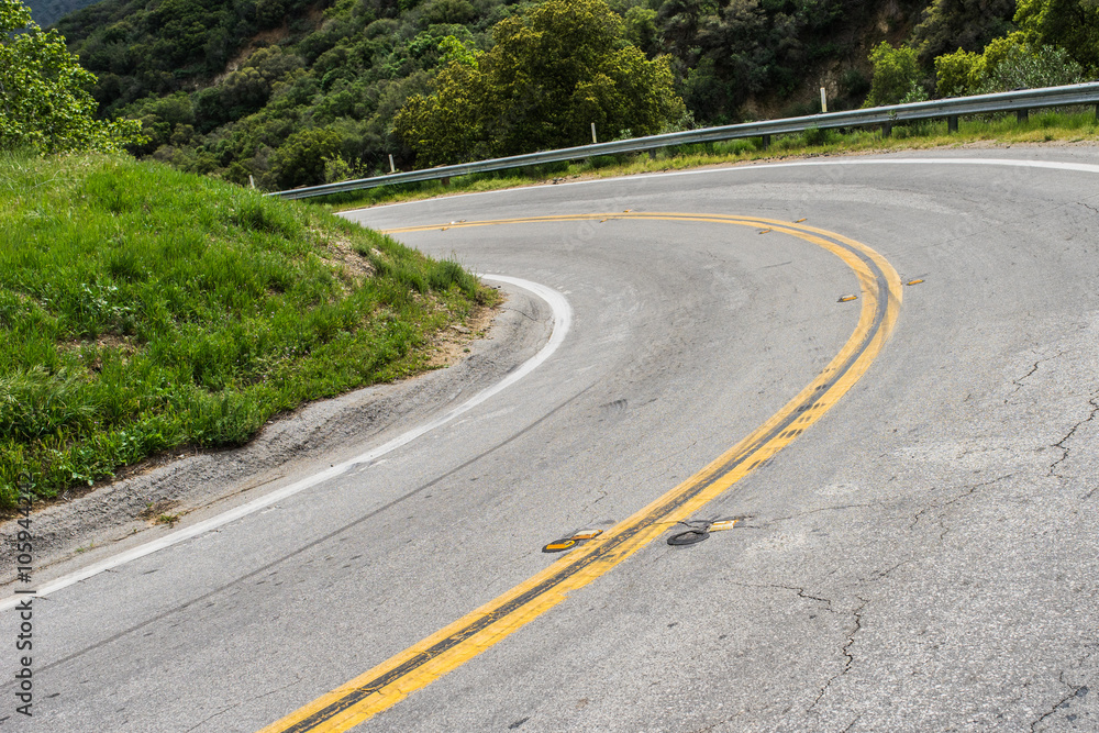 Sharp Bend in Road