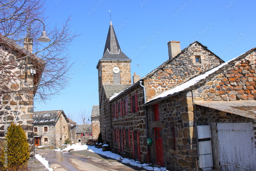 Moudeyres, Bigorre, Villages traditionnelles Auvergnats Haute-Loire France