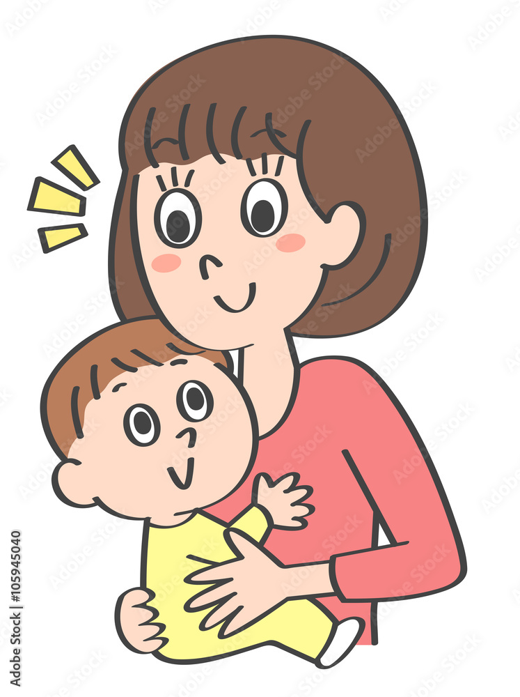 ママ　赤ちゃん　笑顔