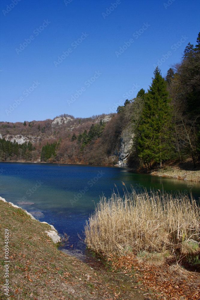 Naklejka premium LAGO DI LAMAR IN TRENTINO