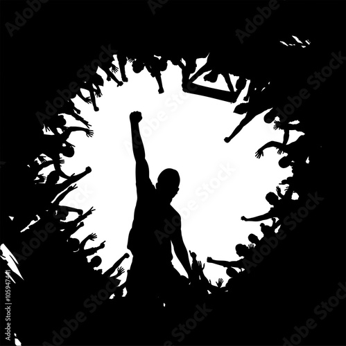 Poster for concerts and sports championships